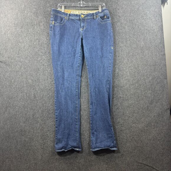 Vintage Apple Buttom Jeans Women's 13/14 Blue Medium Wash Y2K - Picture 1 of 11